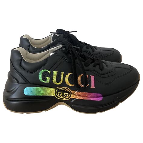 sneaker rhyton gucci|gucci rhyton sneakers for women.